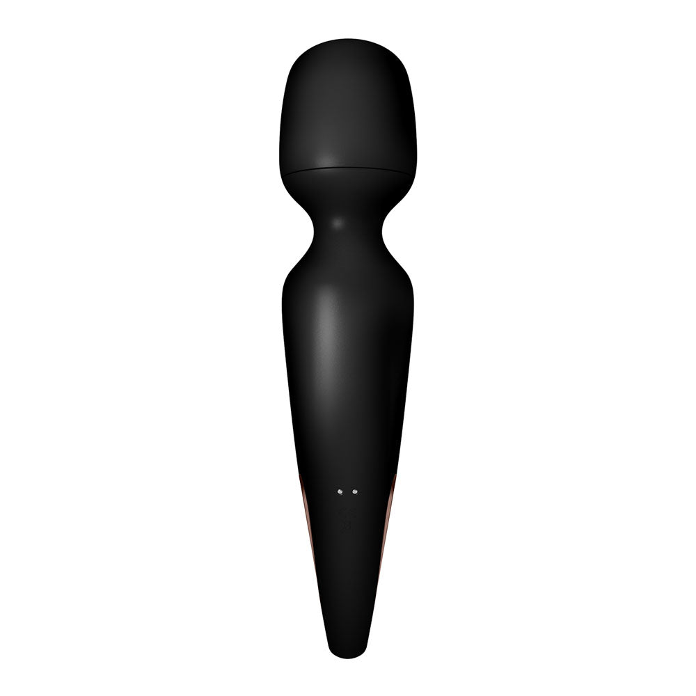 Satisfyer Wand Erland Black Black/Rose Gold Usb Rechargeable Massage Wand