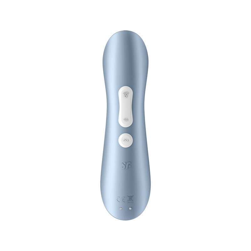Satisfyer Pro 2+ Blue Touch Free Usb Rechargeable Clitoral Stimulator With Vibration