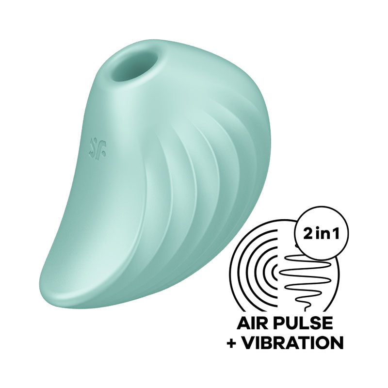 Satisfyer Pearl Diver Mint Mint Usb Rechargeable Air Pulsation Stimulator
