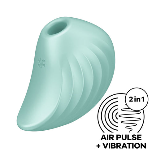 Satisfyer Pearl Diver Mint Mint Usb Rechargeable Air Pulsation Stimulator