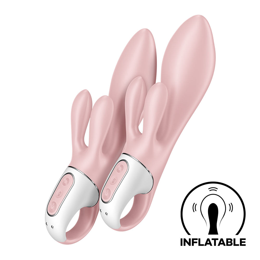 Satisfyer Air Pump Bunny 3 Pink Usb Rechargeable Inflatable Rabbit Vibrator