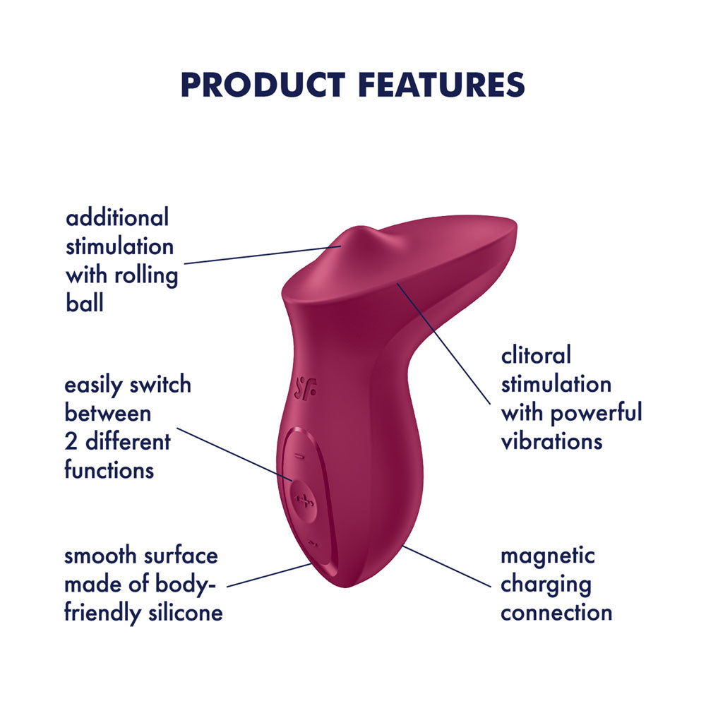 Satisfyer Exciterrr Berry Usb Rechargeable Stimulator