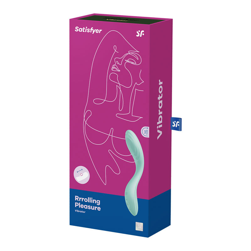 Satisfyer Rrrolling Pleasure Mint Usb Rechargeable Vibrator