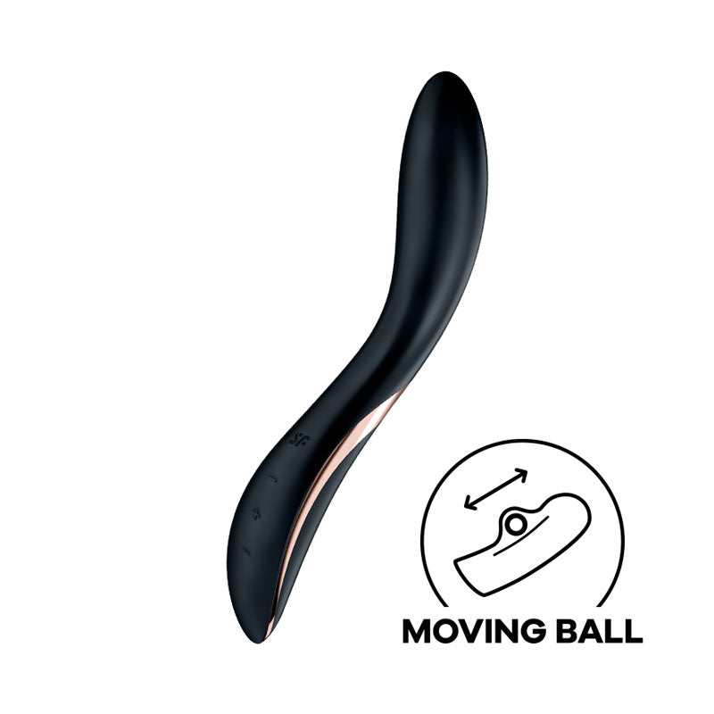Satisfyer Rrrolling Explosion Black Usb Rechargeable Vibrator