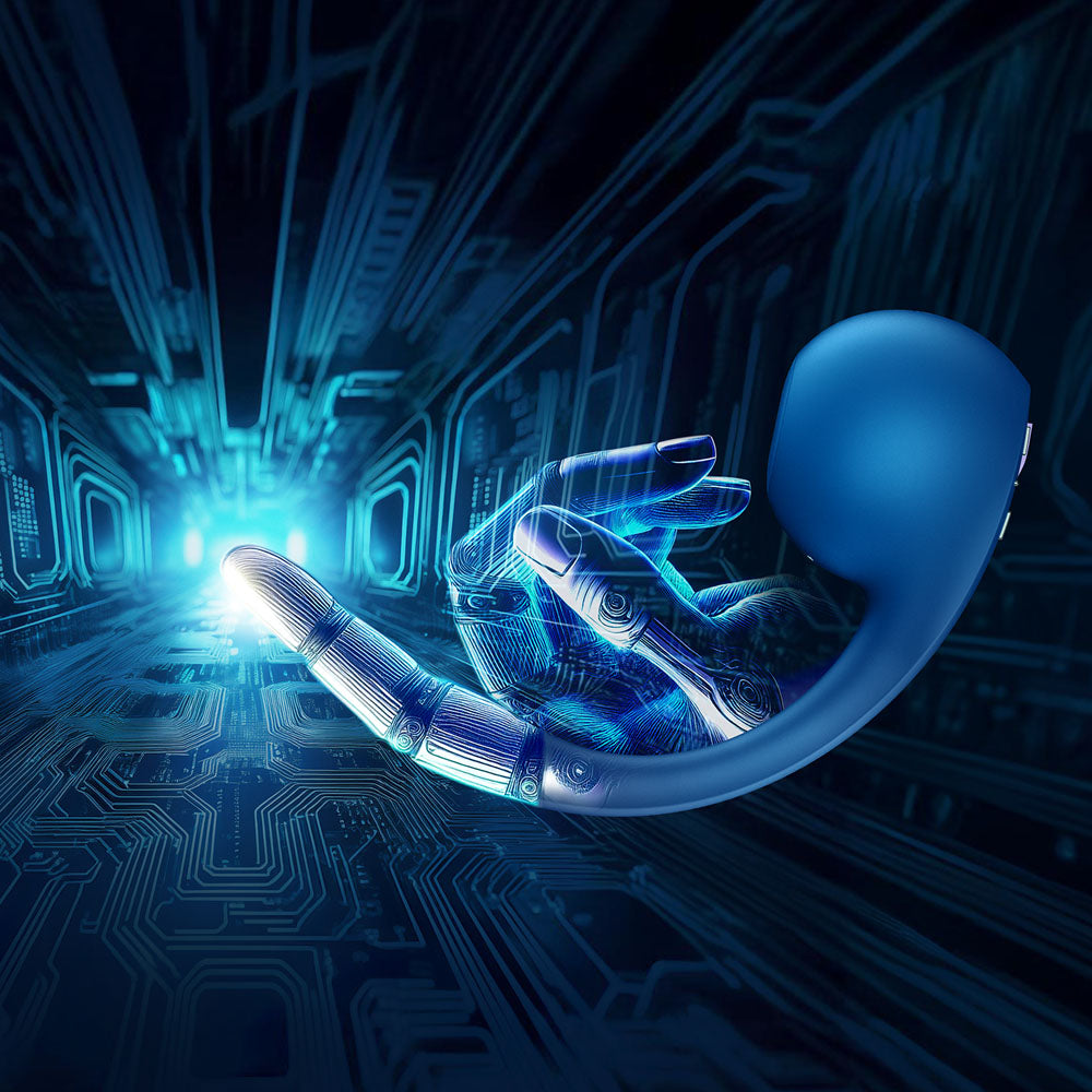Satisfyer Pro+ Wave 4 Blue Usb Rechargeable Vibrator With Air Pulse Stimulation And App Control