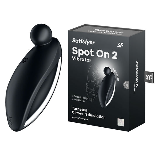 Satisfyer Spot On 2 Black Usb Rechargeable Stimulator