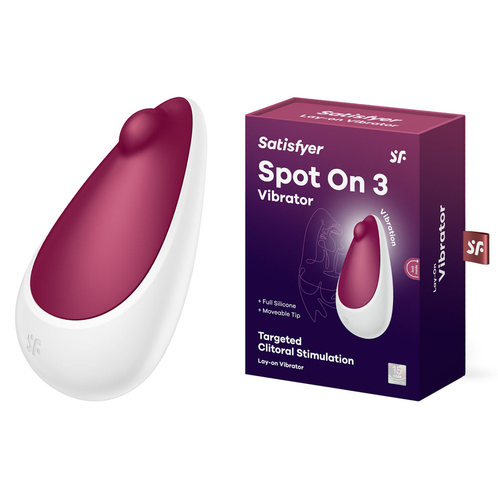 Satisfyer Spot On 3 Berry Usb Rechargeable Stimulator