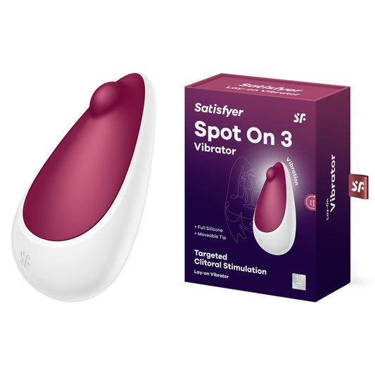 Satisfyer Spot On 3 Berry Usb Rechargeable Stimulator