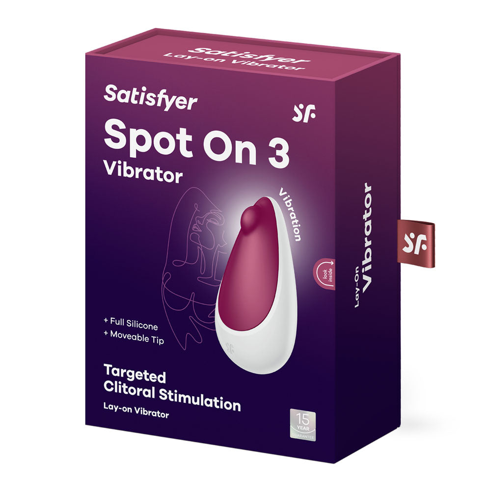 Satisfyer Spot On 3 Berry Usb Rechargeable Stimulator