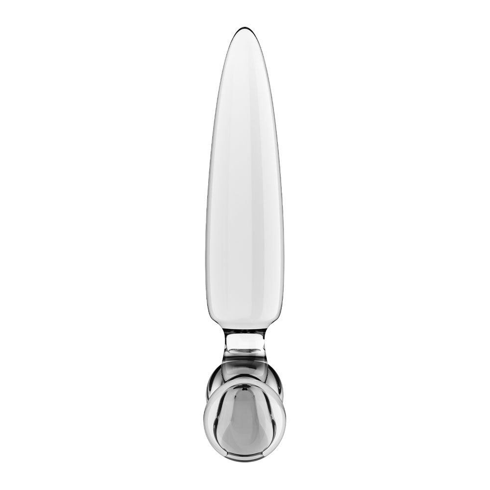 Satisfyer Triple Crystal 1 Clear Clear Glass 3 In 1 Butt Plug