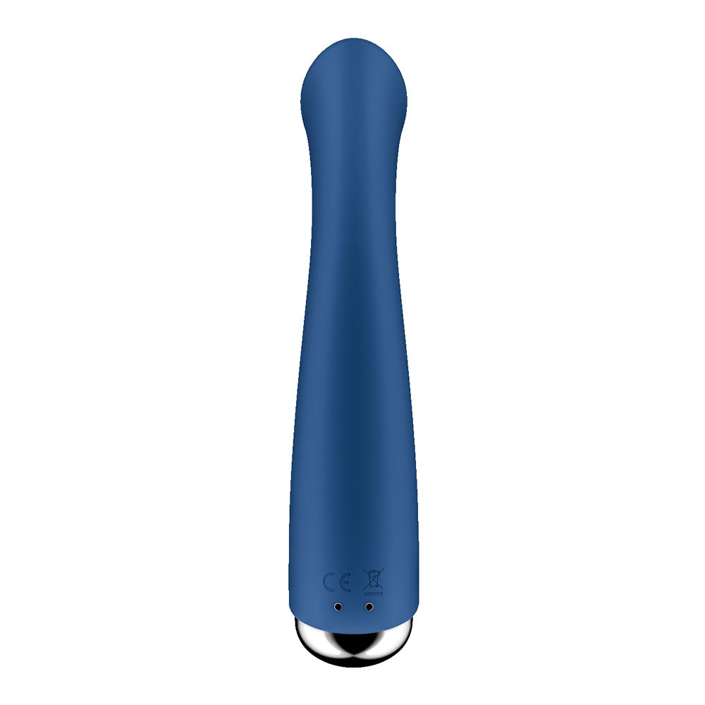 Satisfyer Spinning G Spot 1 Blue Blue 16.5 Cm Usb Rechargeable Rotating Vibrator