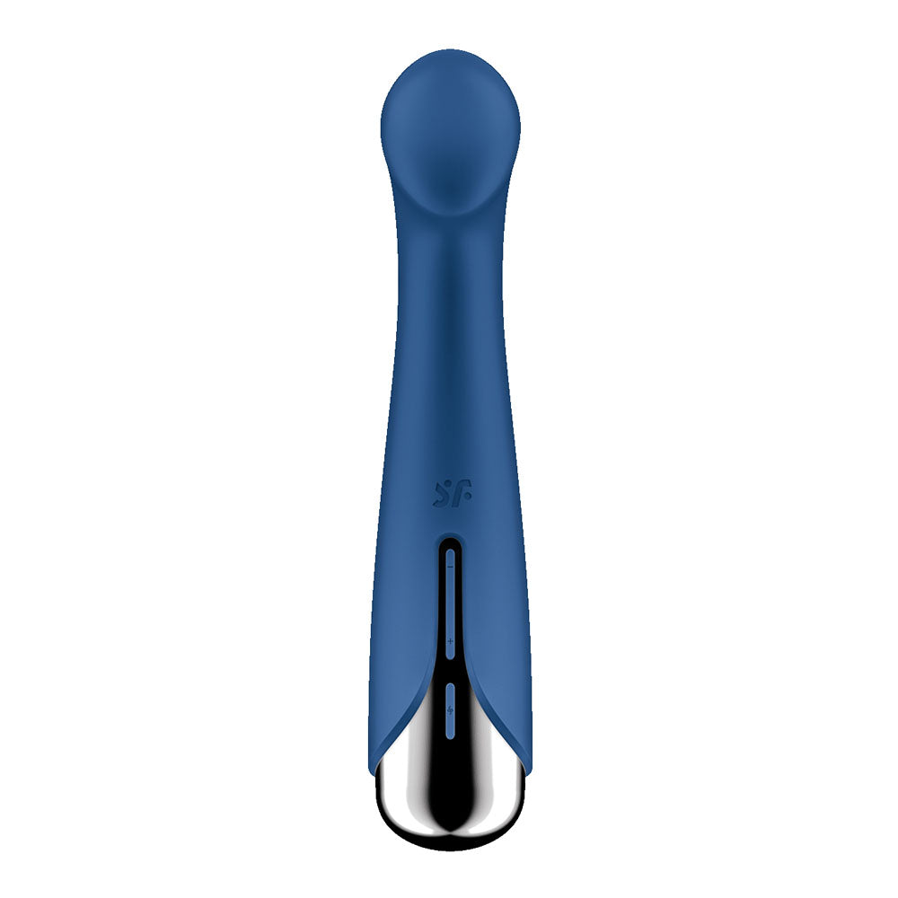 Satisfyer Spinning G Spot 1 Blue Blue 16.5 Cm Usb Rechargeable Rotating Vibrator