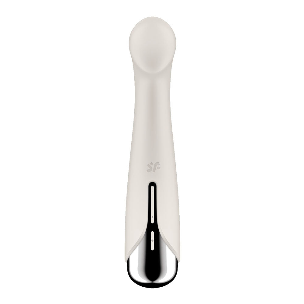 Satisfyer Spinning G Spot 1 Beige Beige 16.5 Cm Usb Rechargeable Rotating Vibrator