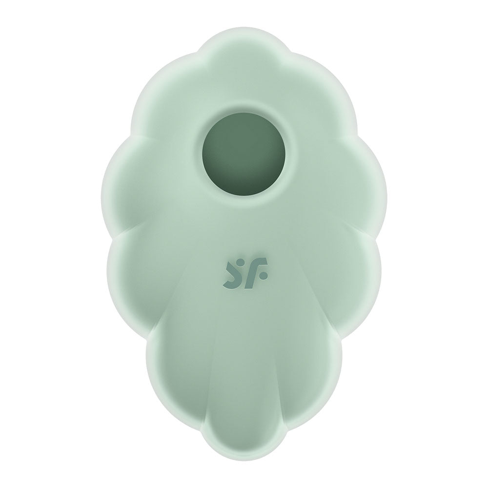 Satisfyer Cloud Dancer Mint Mint Usb Rechargeable Vibrating Air Pulse Stimulator