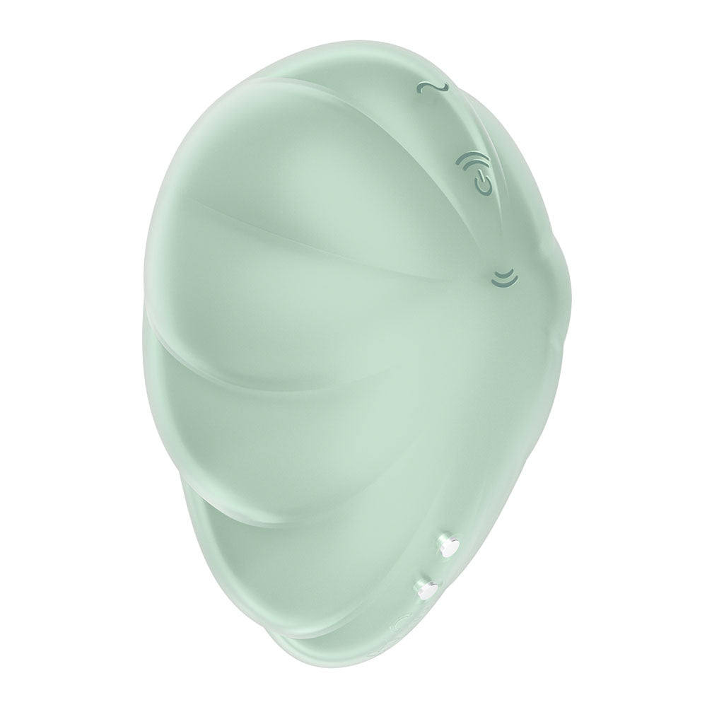 Satisfyer Cloud Dancer Mint Mint Usb Rechargeable Vibrating Air Pulse Stimulator