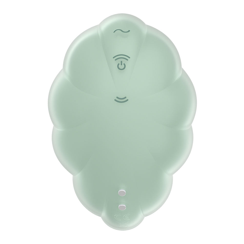 Satisfyer Cloud Dancer Mint Mint Usb Rechargeable Vibrating Air Pulse Stimulator