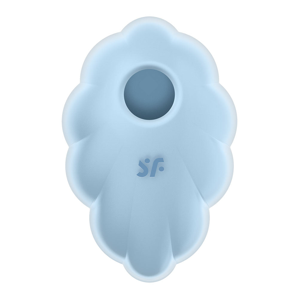 Satisfyer Cloud Dancer Blue Blue Usb Rechargeable Vibrating Air Pulse Stimulator