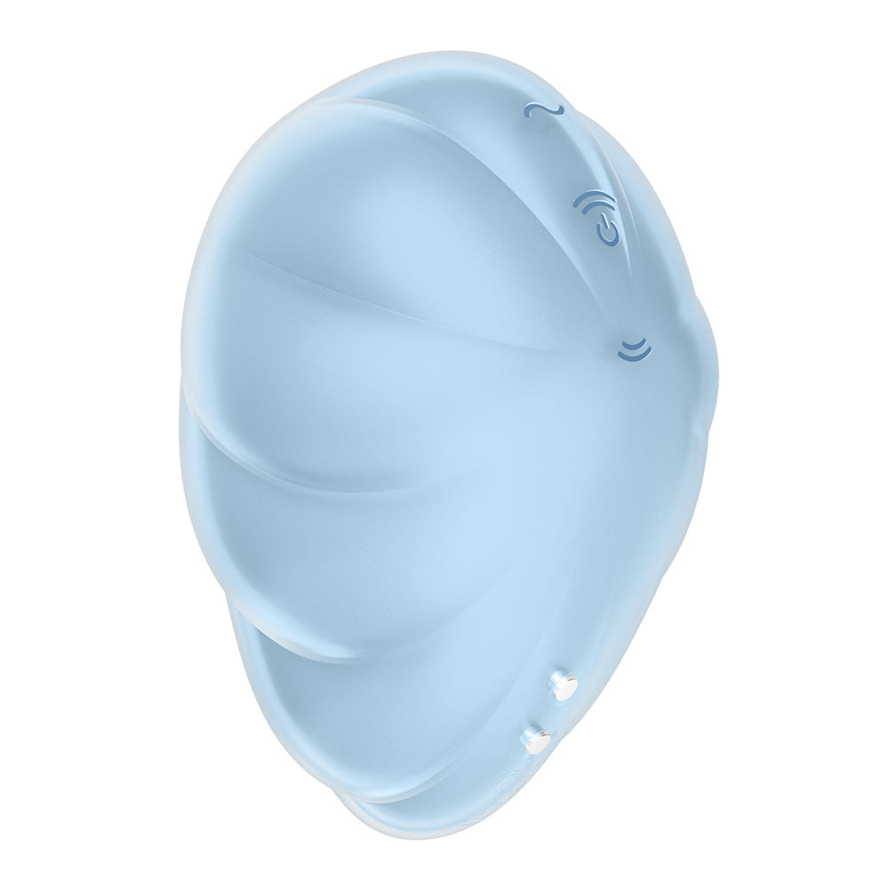 Satisfyer Cloud Dancer Blue Blue Usb Rechargeable Vibrating Air Pulse Stimulator