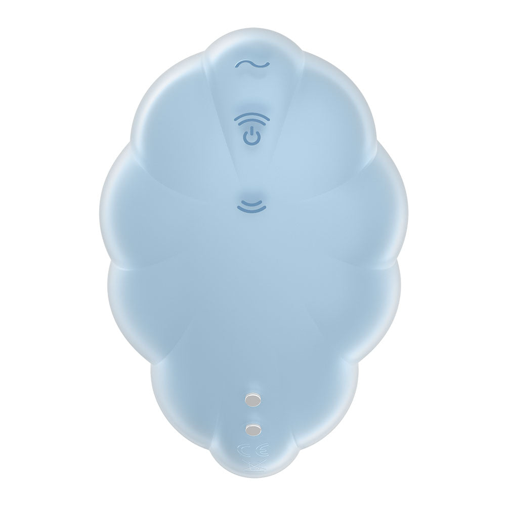 Satisfyer Cloud Dancer Blue Blue Usb Rechargeable Vibrating Air Pulse Stimulator