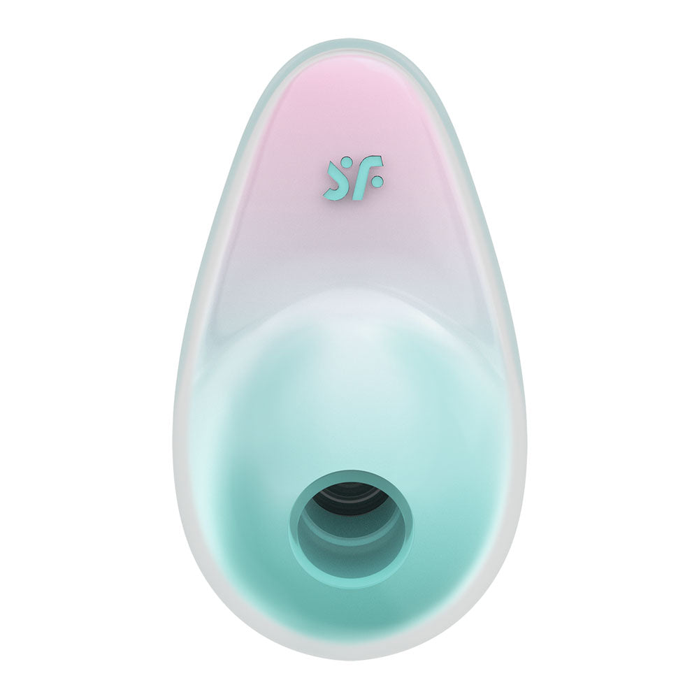 Satisfyer Pixie Dust Mint/Pink Mint/Pink Usb Rechargeable Vibrating Air Pulse Stimulator