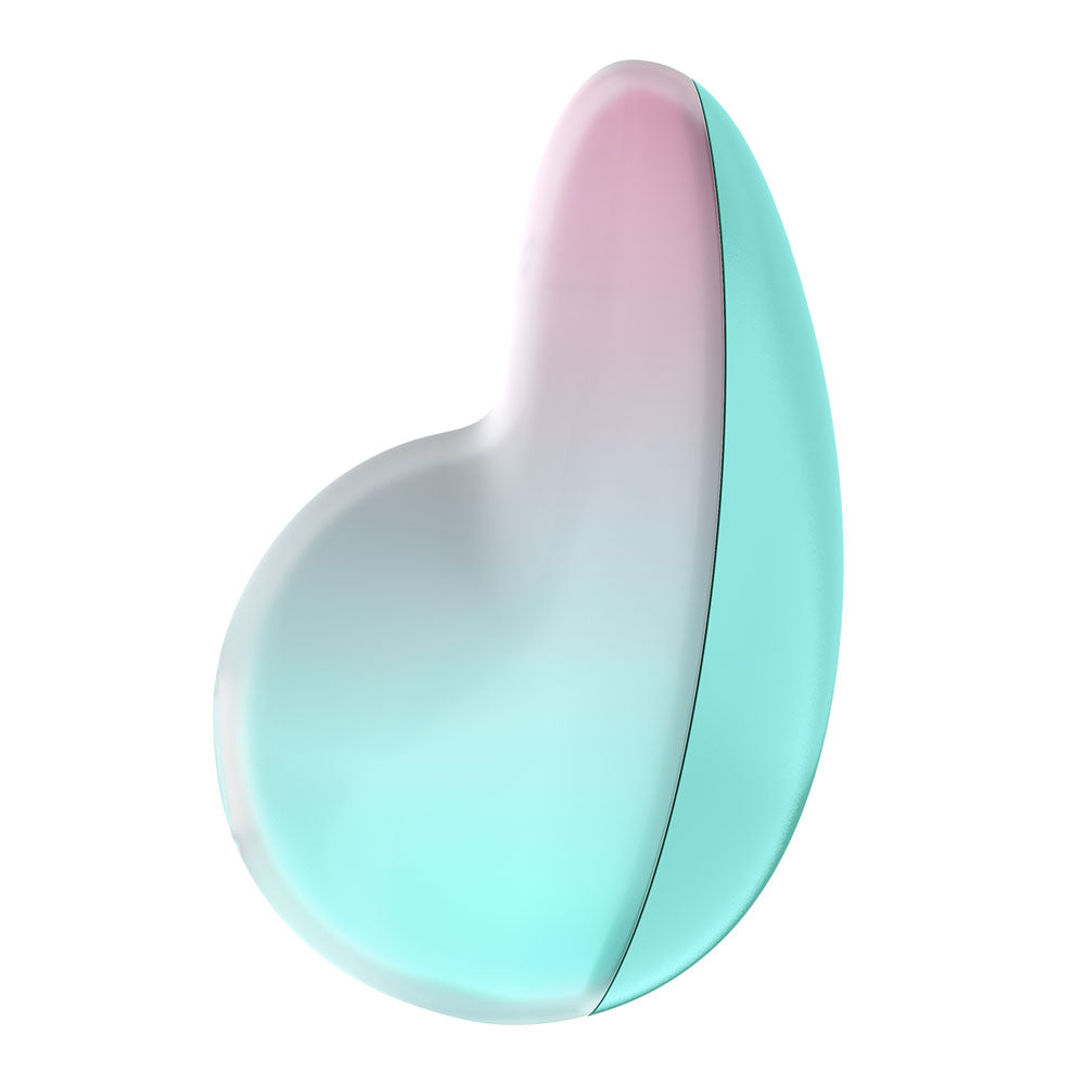 Satisfyer Pixie Dust Mint/Pink Mint/Pink Usb Rechargeable Vibrating Air Pulse Stimulator