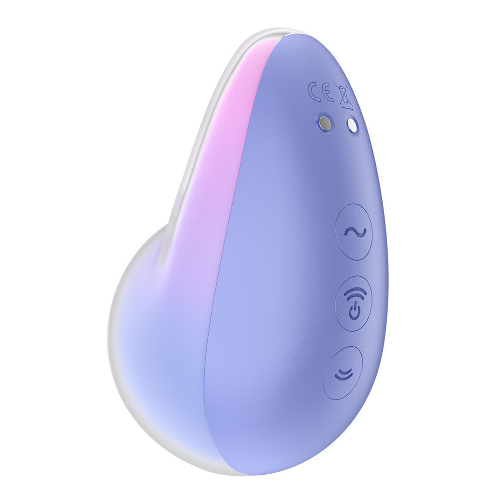 Satisfyer Pixie Dust Violet/Pink Violet/Pink Usb Rechargeable Vibrating Air Pulse Stimulator