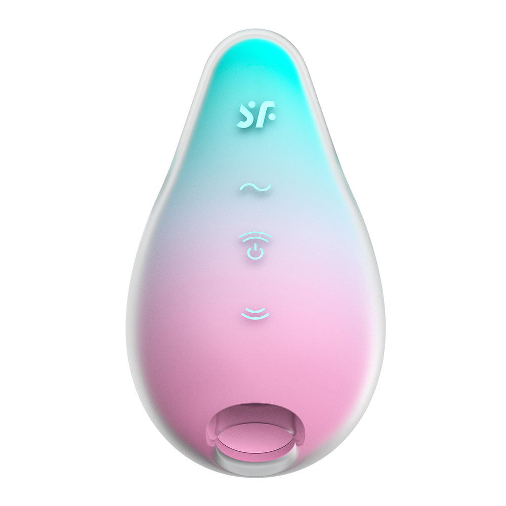 Satisfyer Mermaid Vibes Mint/Pink Mint/Pink Usb Rechargeable Air Pulse Stimulator