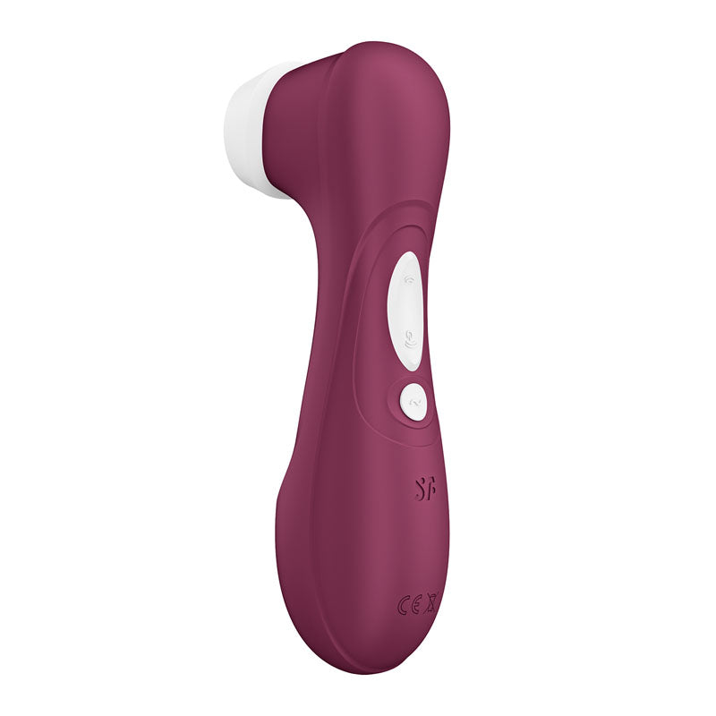 Satisfyer Pro 2 Generation 3 With App Control Wine Red Wine Red Touch Free Usb Rechargeable Clitoral Stimulator