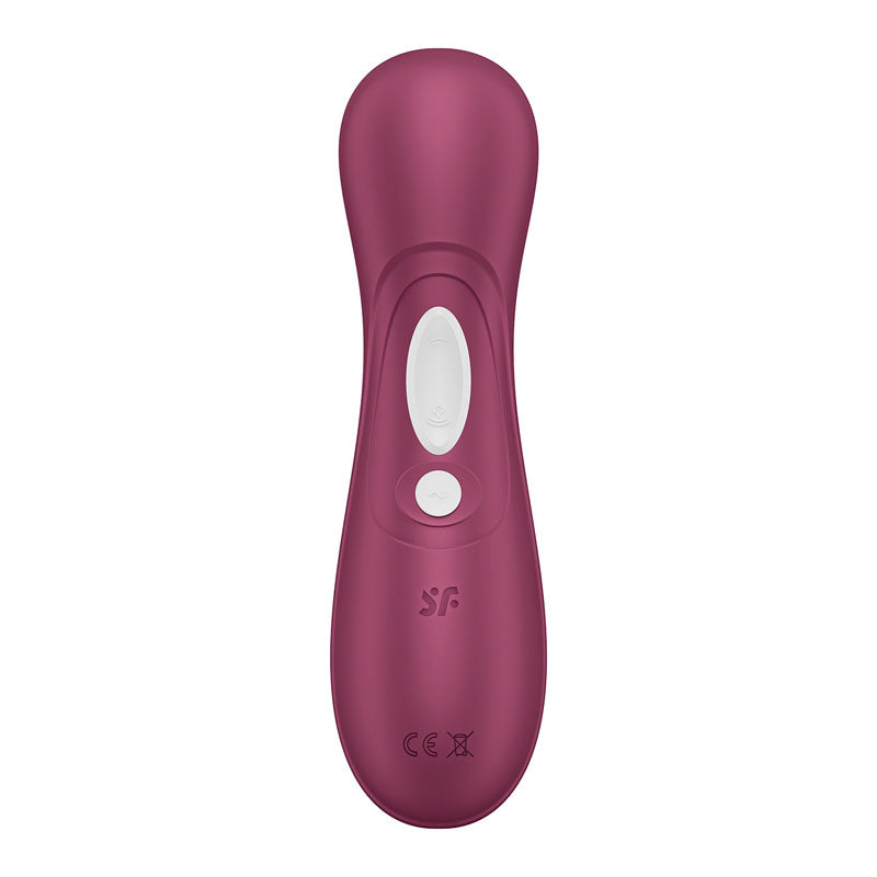 Satisfyer Pro 2 Generation 3 With App Control Wine Red Wine Red Touch Free Usb Rechargeable Clitoral Stimulator