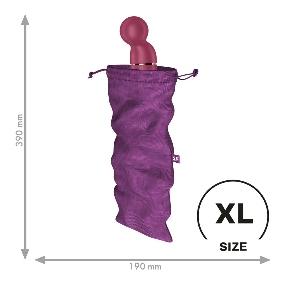 Satisfyer Treasure Bag X Large Violet Violet Xl Toy Storage Bag