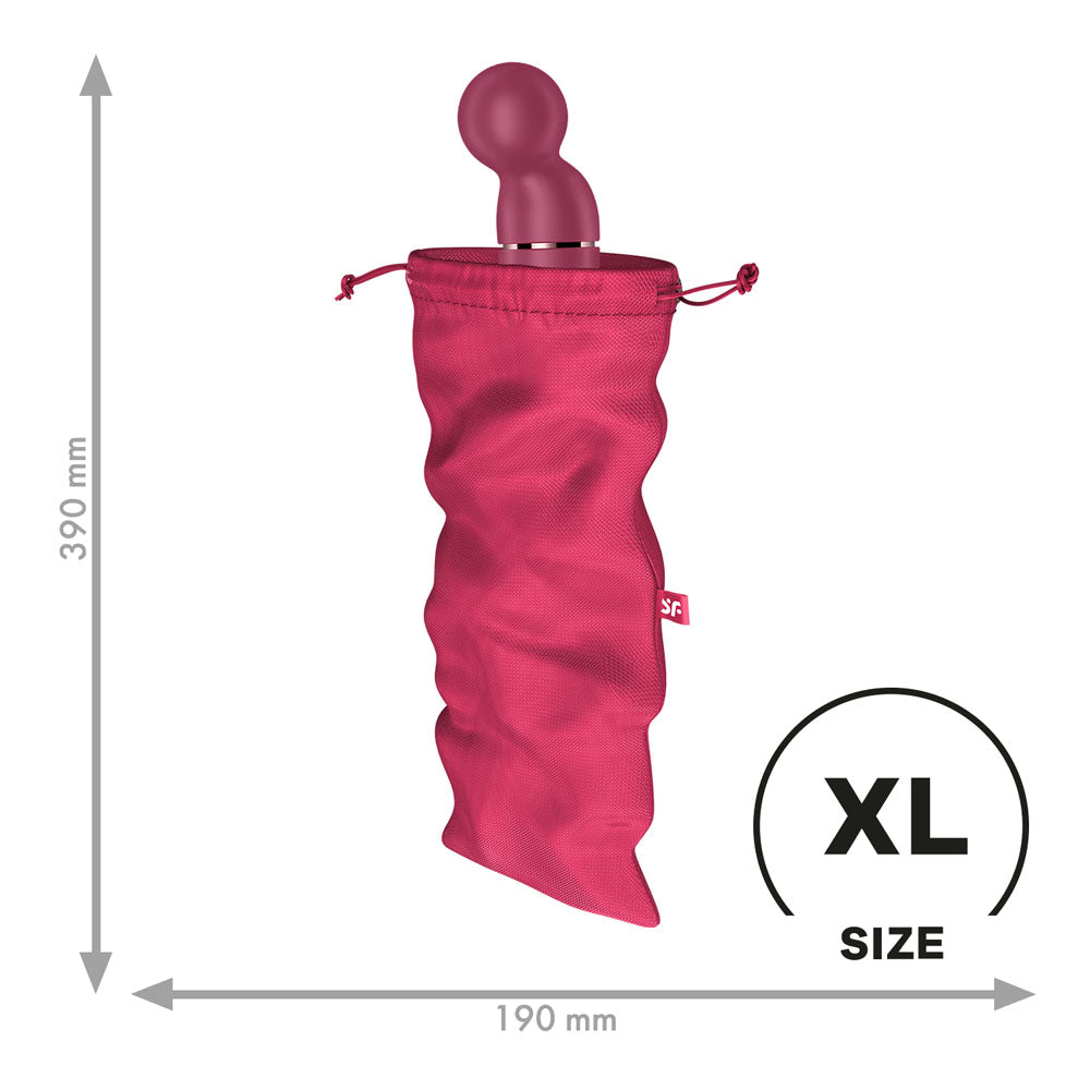 Satisfyer Treasure Bag X Large Pink Pink Xl Toy Storage Bag