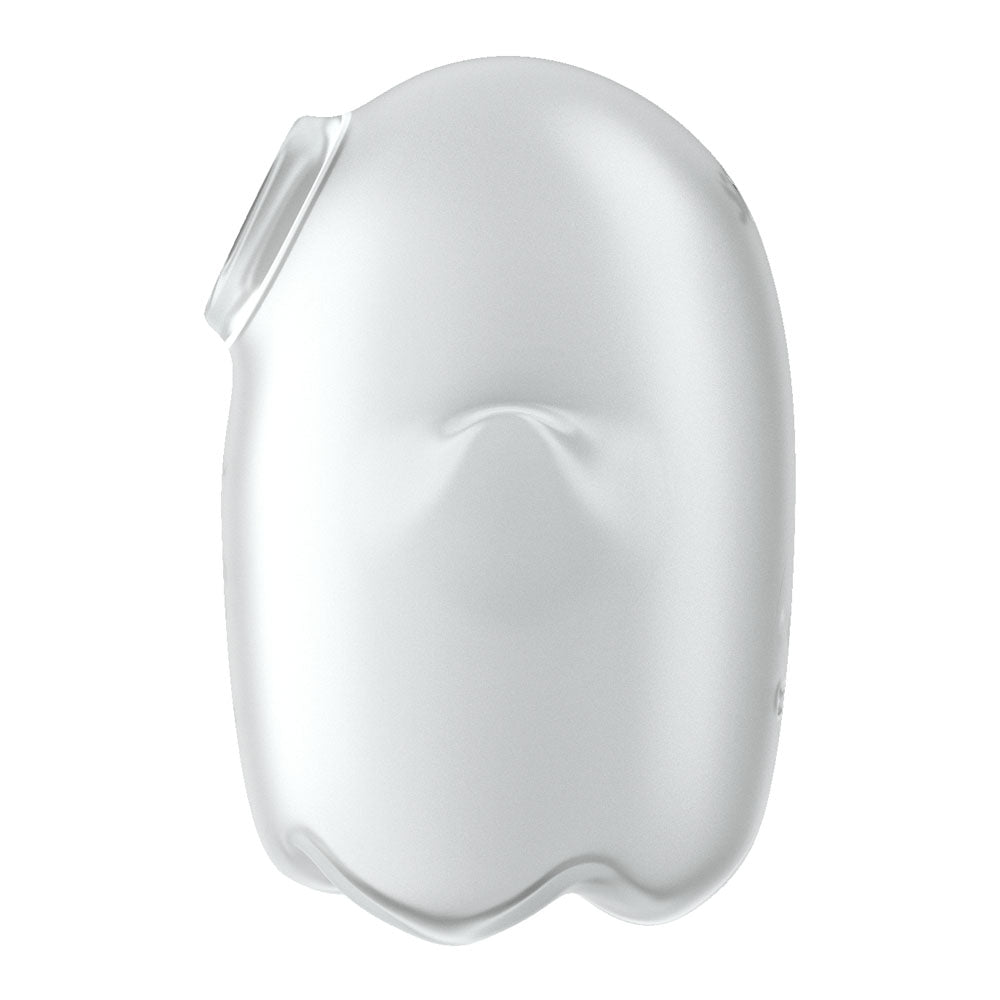 Satisfyer Glowing Ghost White Glow In Dark White Usb Rechargeable Air Pulse Stimulator