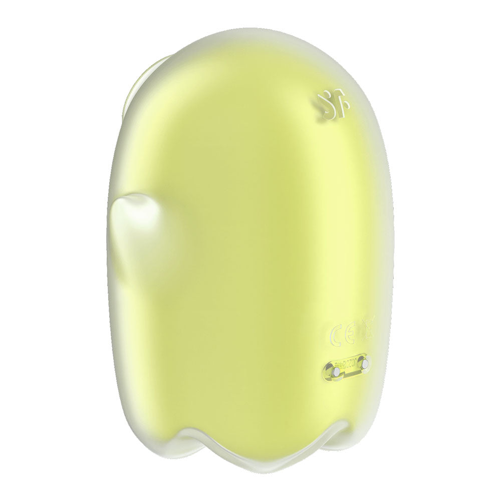 Satisfyer Glowing Ghost Yellow Glow In Dark Yellow Usb Rechargeable Air Pulse Stimulator