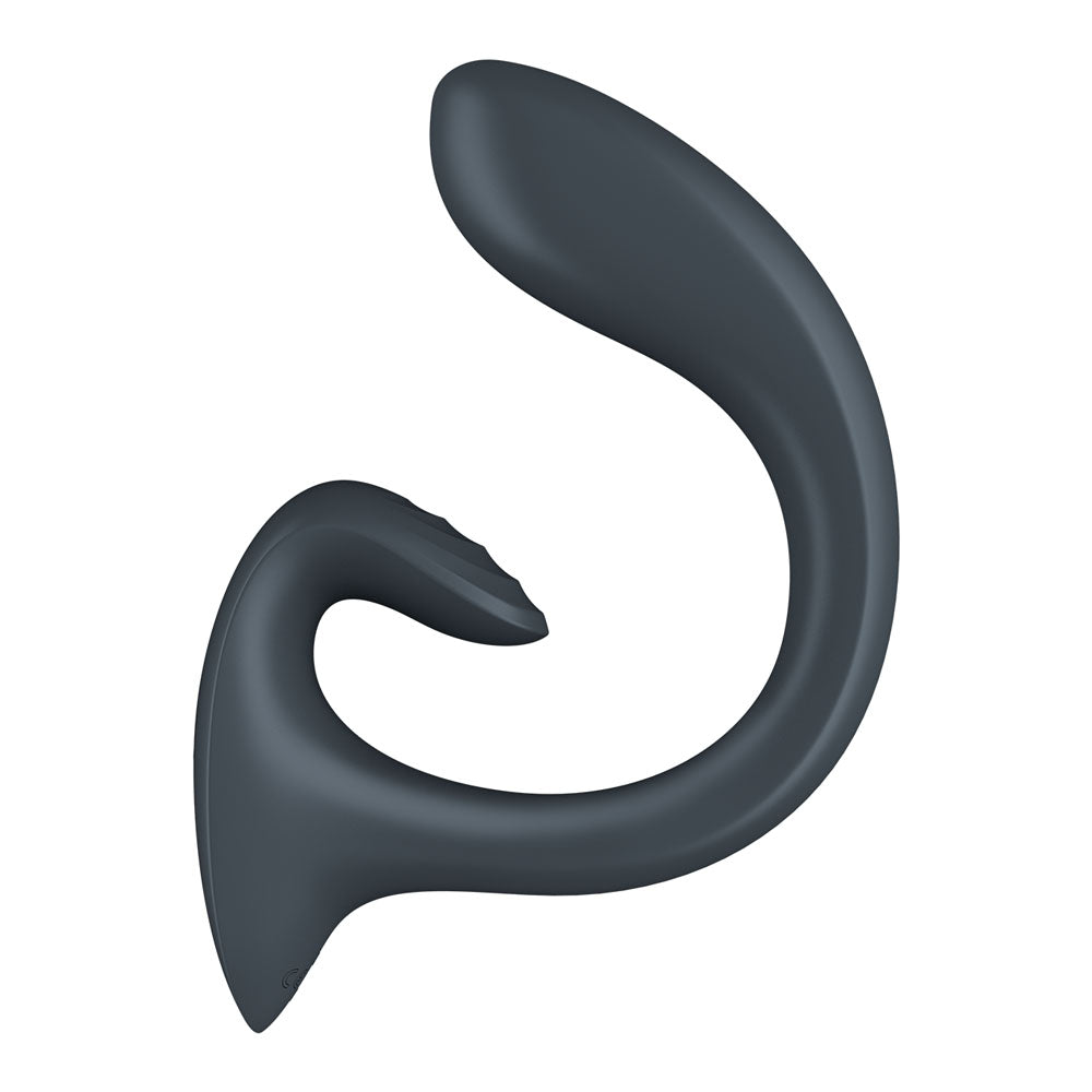 Satisfyer G For Goddess 1 Dark Grey Dark Grey Usb Rechargeable Vibrator With Clit Stim