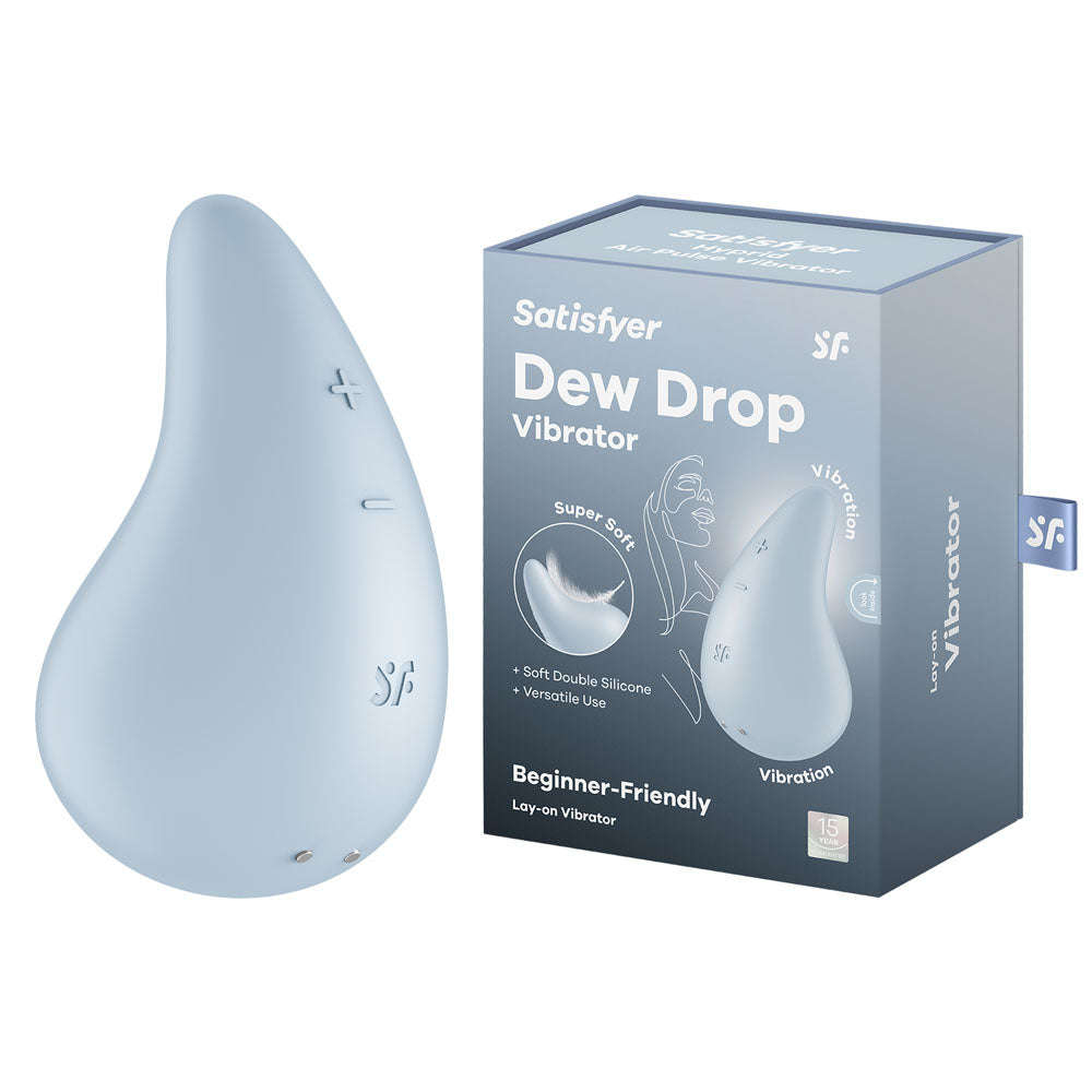Satisfyer Dew Drop Light Blue Usb Rechargeable Stimulator