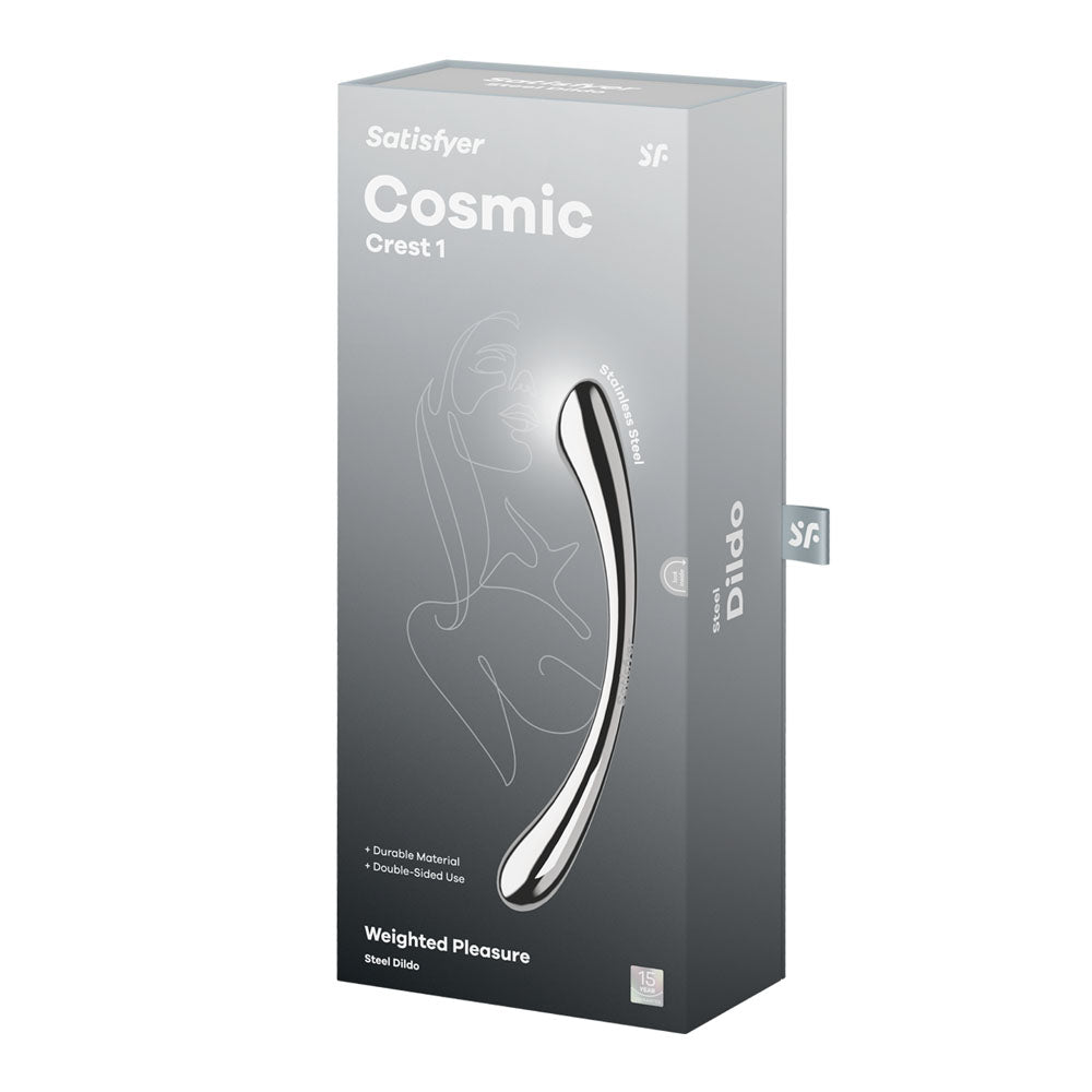 Satisfyer Cosmic Crest 1 Chrome Steel 24 Cm Dildo