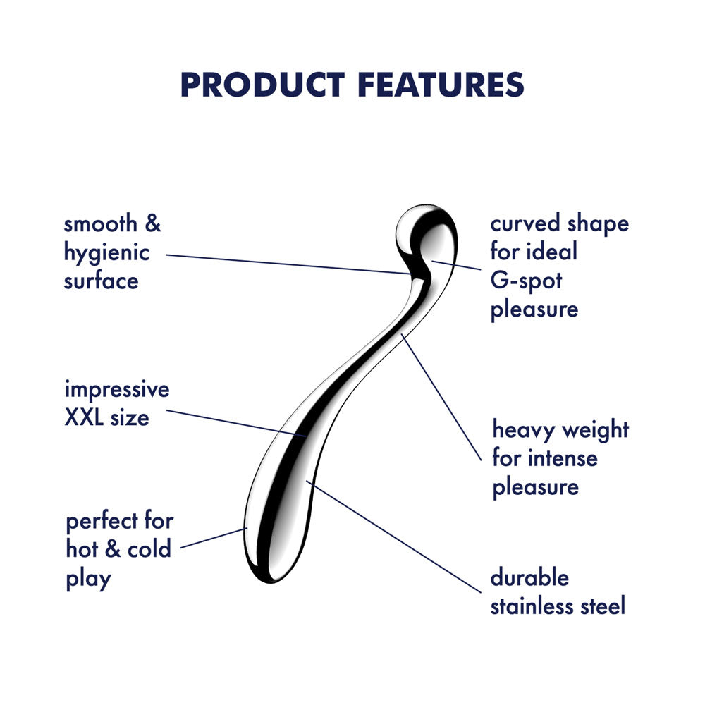 Satisfyer Star Force 4 Chrome Steel 26 Cm Dildo