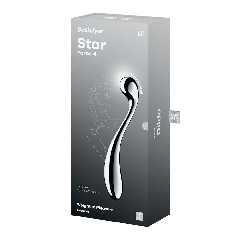 Satisfyer Star Force 4 Chrome Steel 26 Cm Dildo