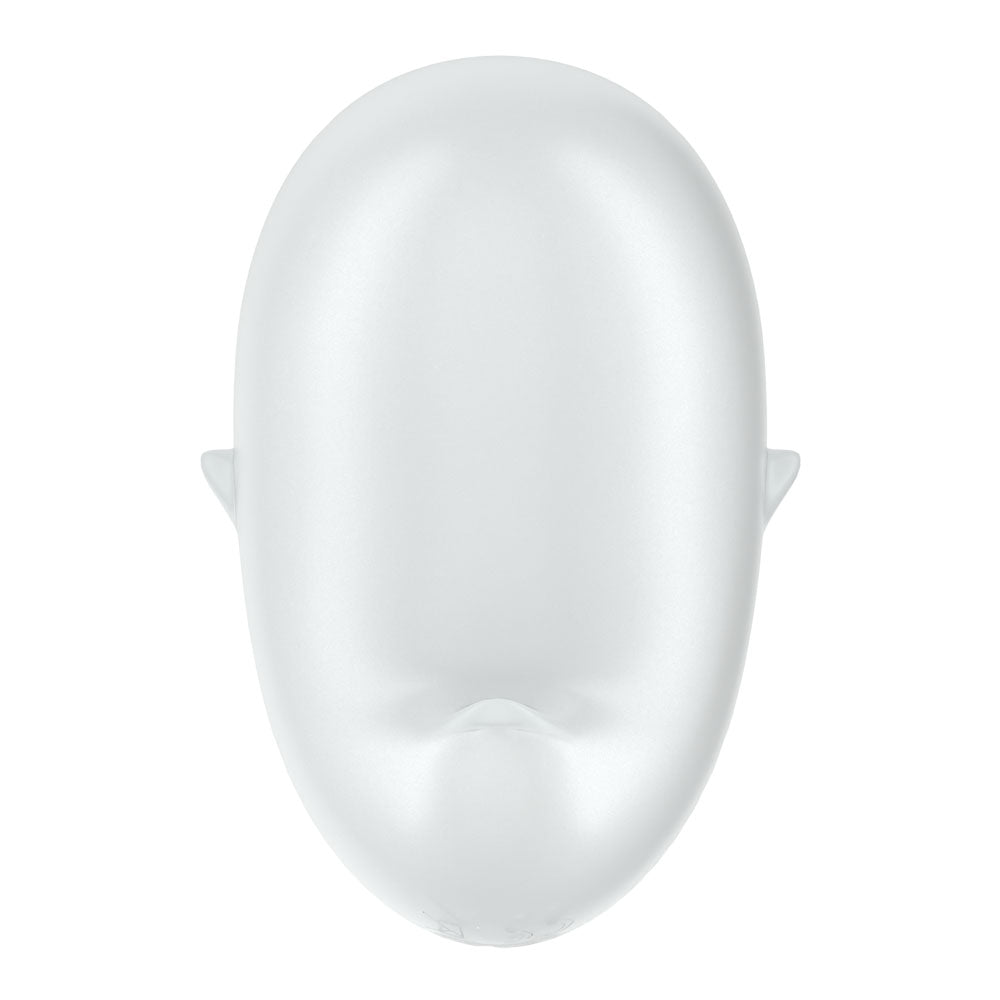 Satisfyer Cutie Ghost White White Usb Rechargeable Air Pulse Stimulator