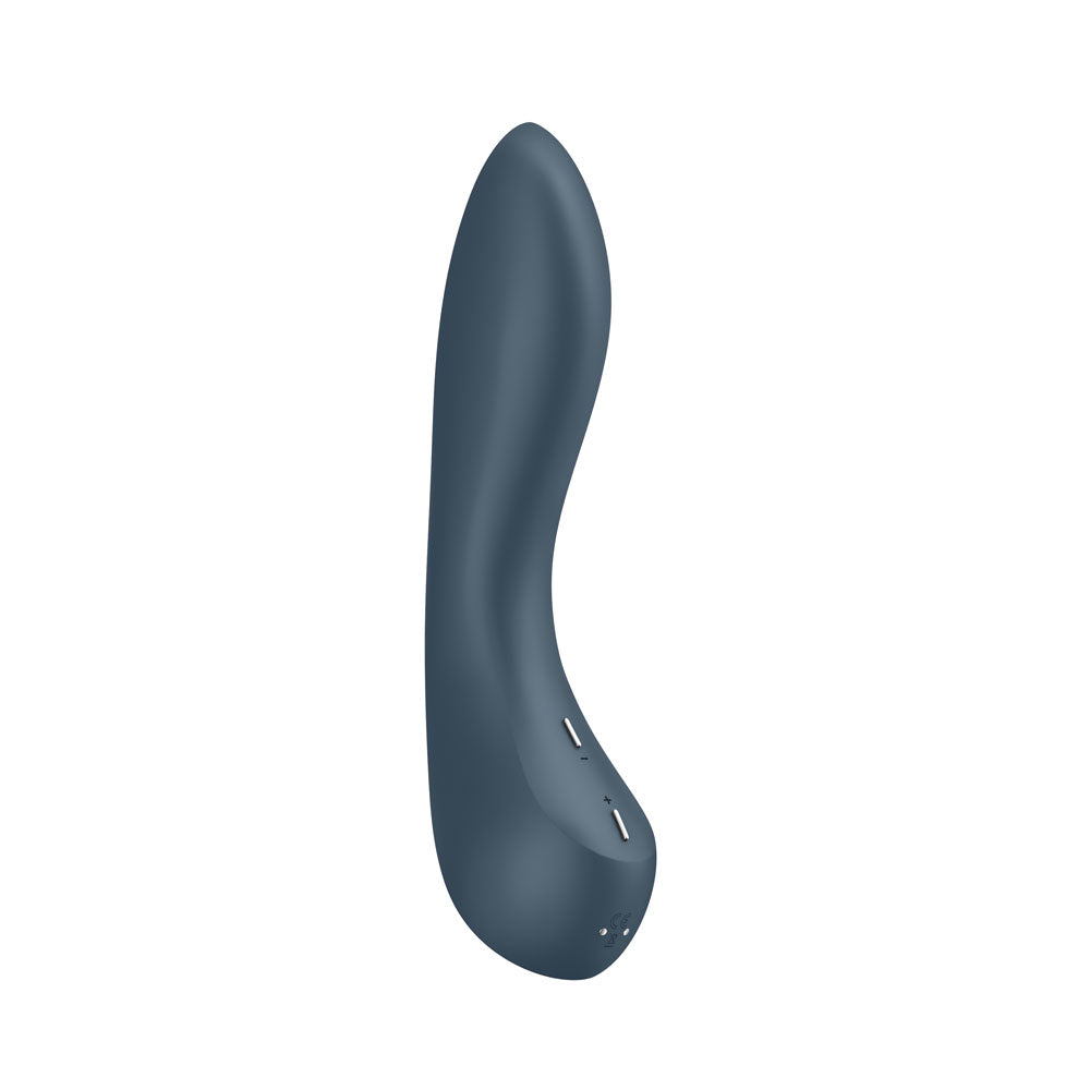 Satisfyer G Spot Wave 4 Dark Blue 21 Cm Usb Rechargeable Vibrator With Robotic G Spot Stimulation