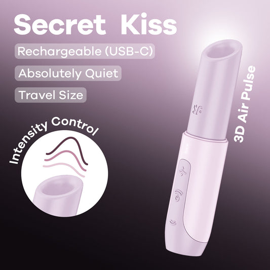 Satisfyer Secret Kiss Lilac Usb Rechargeable Air Pulse Stimulator