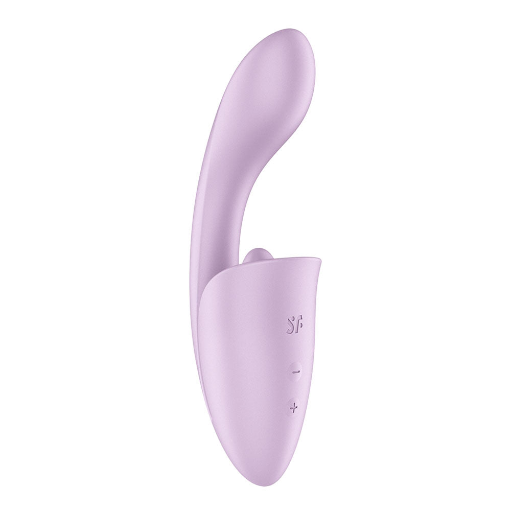 Satisfyer Tongue Expert Violet 18 Cm Usb Rechargeable Vibrator With Flicking Clit Stimulator