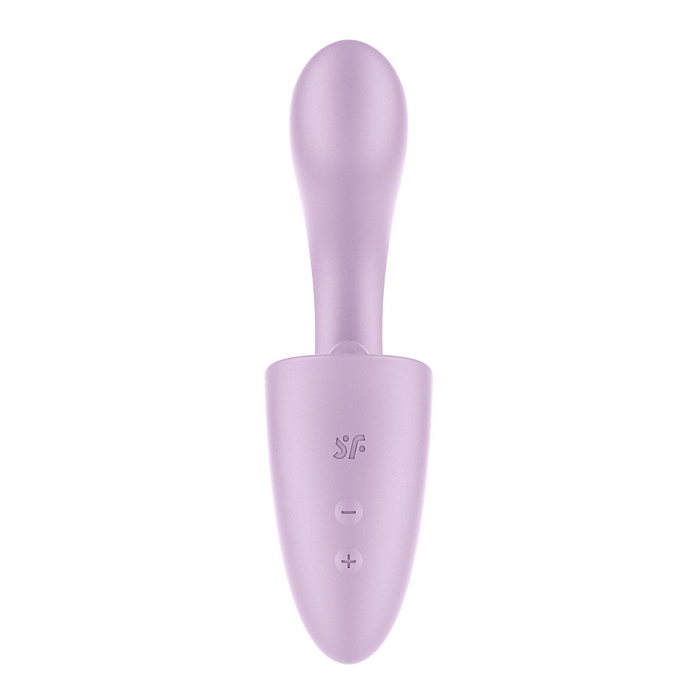 Satisfyer Tongue Expert Violet 18 Cm Usb Rechargeable Vibrator With Flicking Clit Stimulator
