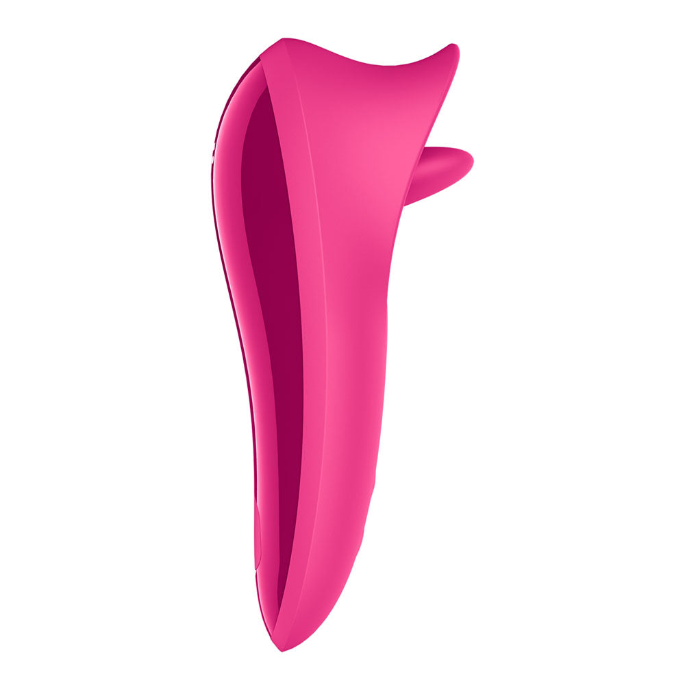 Satisfyer Tongue Master Pink 14.4 Cm Usb Rechargeable Flicking Clitoral Stimulator