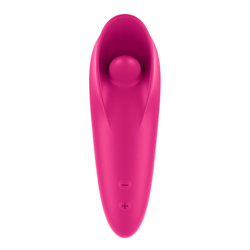 Satisfyer Tongue Master Pink 14.4 Cm Usb Rechargeable Flicking Clitoral Stimulator
