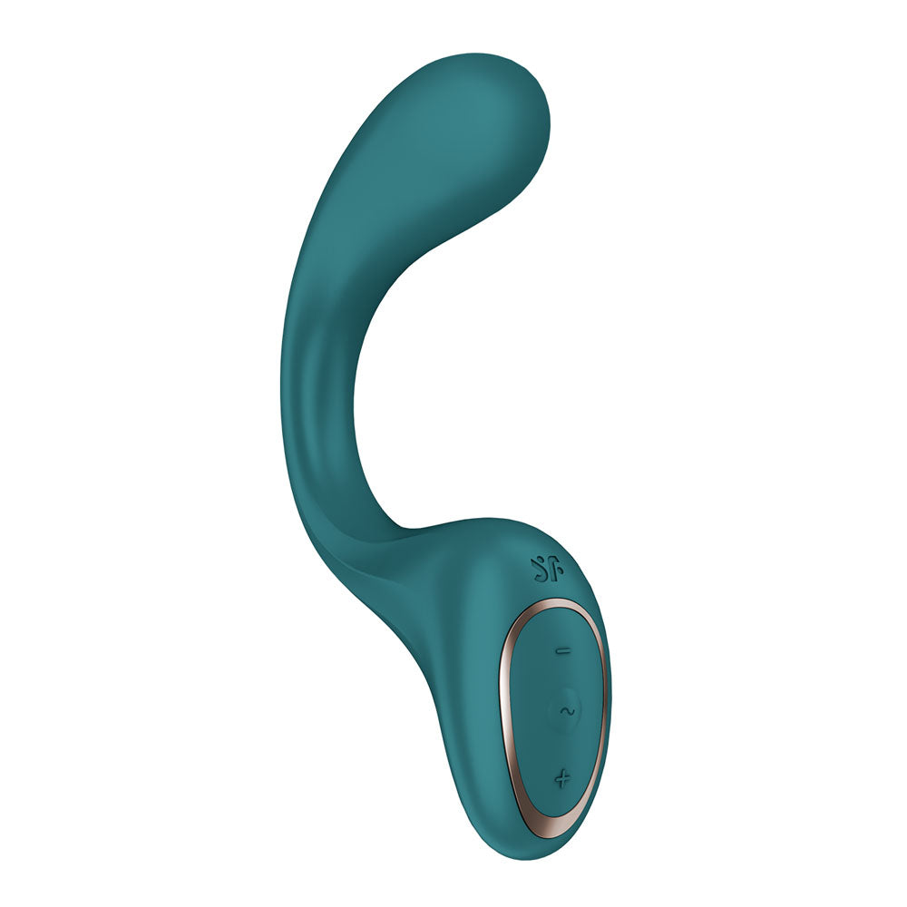 Satisfyer G For Goddess 2 Bottle Green Bottle Green 18.8 Cm Usb Rechargeable Vibrator With Clit Stim