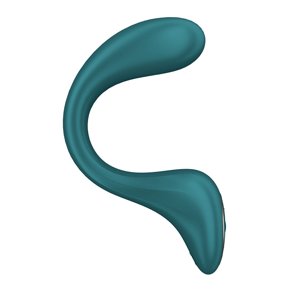 Satisfyer G For Goddess 2 Bottle Green Bottle Green 18.8 Cm Usb Rechargeable Vibrator With Clit Stim