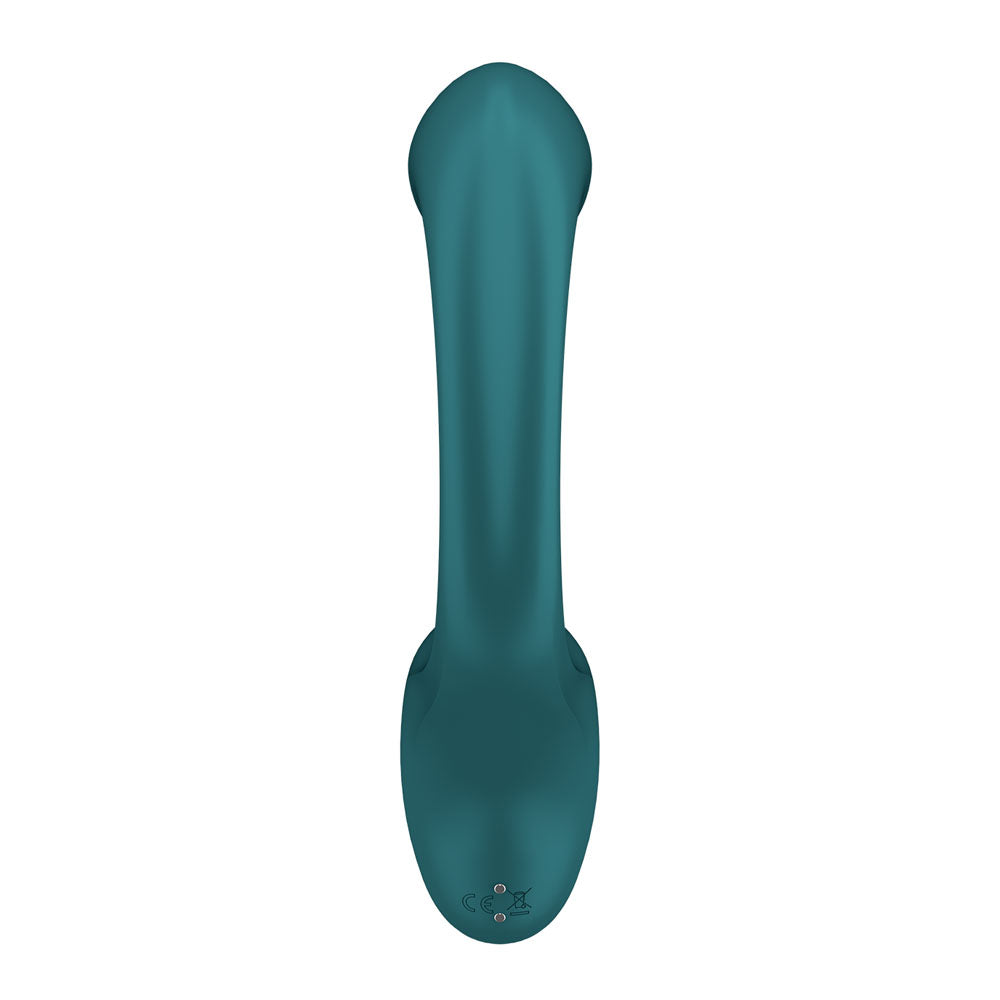 Satisfyer G For Goddess 2 Bottle Green Bottle Green 18.8 Cm Usb Rechargeable Vibrator With Clit Stim