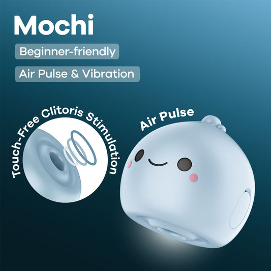 Satisfyer Mochi Frost Blue Frost Blue Usb Rechargeable Air Pulse Stimulator