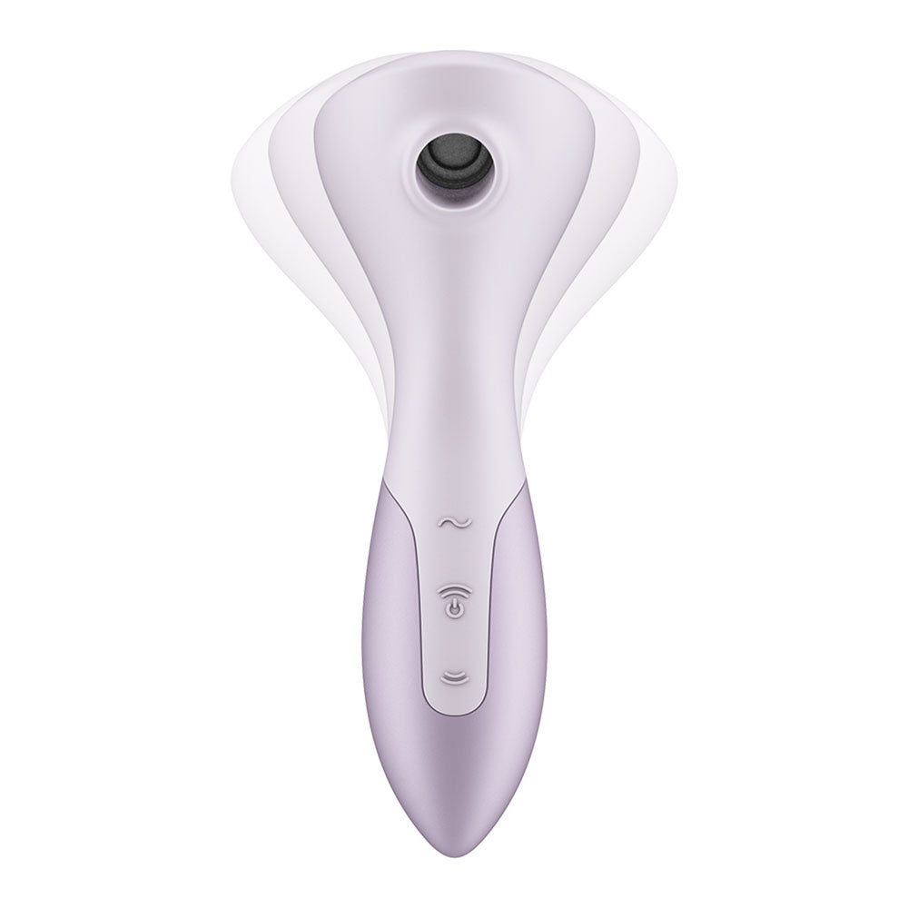 Satisfyer Wand Erful Violet 15.8 Cm Usb Rechargeable Air Pulse Massage Wand